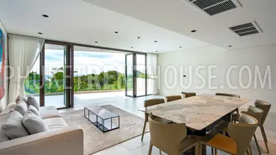 PAT23073: 3-Bedroom Sea View Duplex with Courtyard Garden For Rent in Patong, Phuket. Photo #3