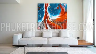 PAT23073: 3-Bedroom Sea View Duplex with Courtyard Garden For Rent in Patong, Phuket. Photo #22