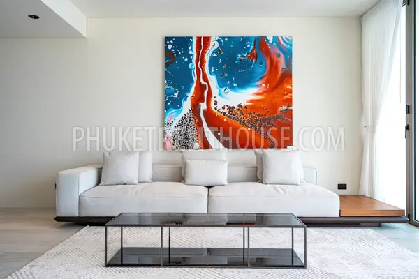 PAT23073: 3-Bedroom Sea View Duplex with Courtyard Garden For Rent in Patong, Phuket. Photo #22