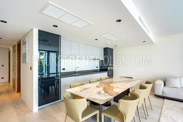 PAT23073: 3-Bedroom Sea View Duplex with Courtyard Garden For Rent in Patong, Phuket. Photo #16