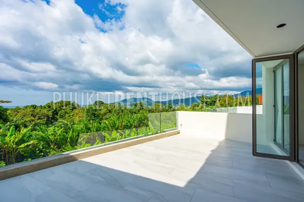 PAT23073: 3-Bedroom Sea View Duplex with Courtyard Garden For Rent in Patong, Phuket. Photo #2