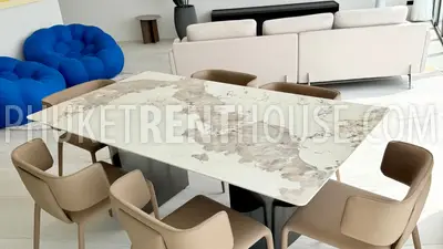PAT23074: Spacious 2-Bedroom Duplex with Large Terrace For Rent in Patong, Phuket. Photo #7