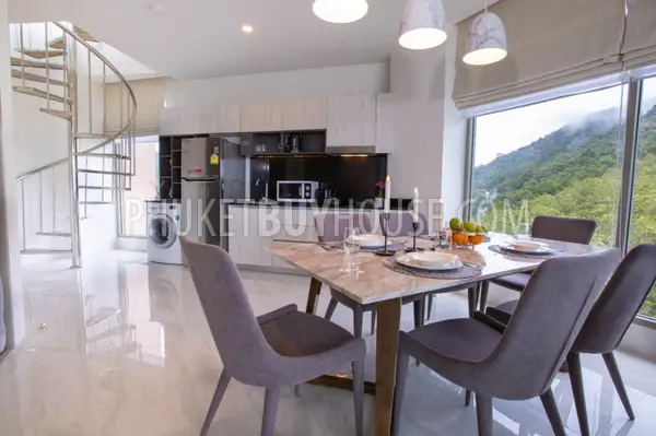 KAM23076: 2 Bedroom Freehold Penthouse with Sea Views, 450m from Kamala Beach. Photo #13