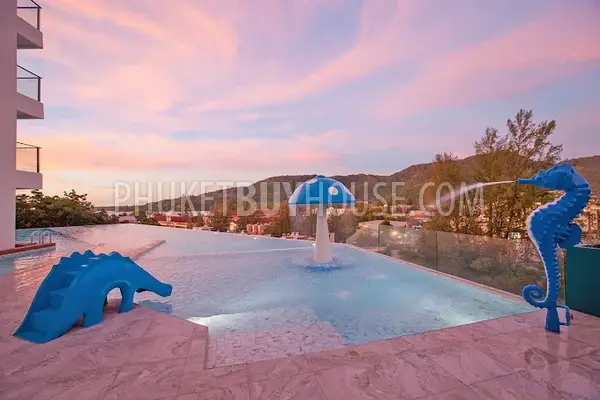 KAM23076: 2 Bedroom Freehold Penthouse with Sea Views, 450m from Kamala Beach. Photo #23