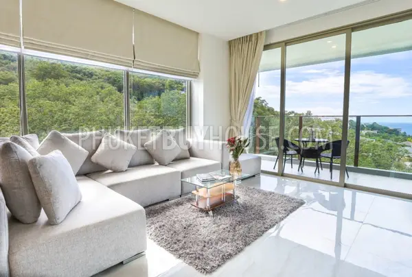 KAM23076: 2 Bedroom Freehold Penthouse with Sea Views, 450m from Kamala Beach. Photo #3