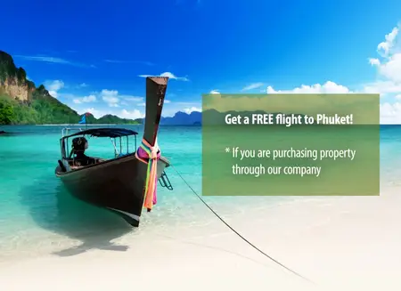Action FREE FLIGHT : we will cover your Airfare to Phuket !