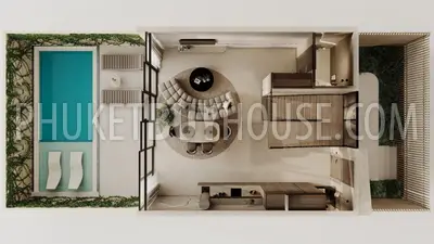 BAN23077: 2-Bedroom Townhouse with Private Pool in Bang Tao, Phuket. Фото #2