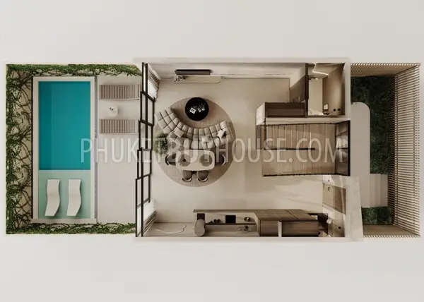 BAN23077: 2-Bedroom Townhouse with Private Pool in Bang Tao, Phuket. Фото #2