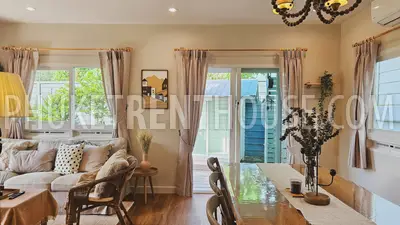 THA23078: Private 3-Bedroom Family Home with Garden For Rent in Paklok, Phuket