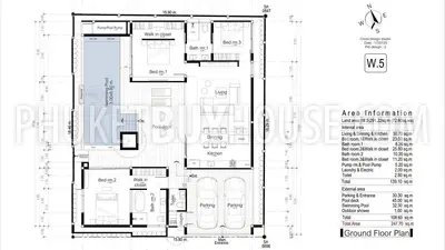 BNJ23083: 2-3 Bedroom Private Pool Villa in Bang Jo, Phuket. Photo #3