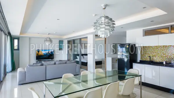 KAT23087: Sea View 2-Bedroom Apartment with Jacuzzi For Rent in Kata, Phuket. Photo #6