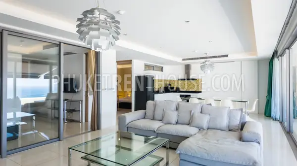 KAT23087: Sea View 2-Bedroom Apartment with Jacuzzi For Rent in Kata, Phuket. Photo #2