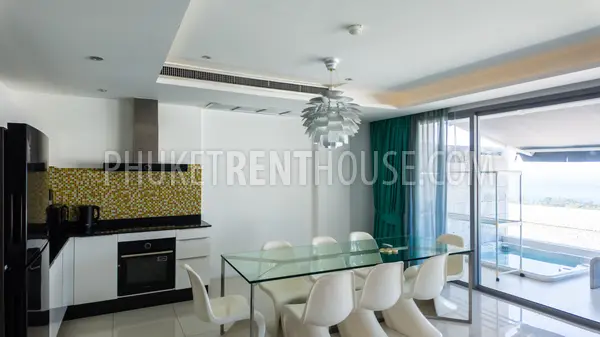 KAT23087: Sea View 2-Bedroom Apartment with Jacuzzi For Rent in Kata, Phuket. Photo #19