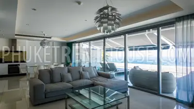 KAT23087: Sea View 2-Bedroom Apartment with Jacuzzi For Rent in Kata, Phuket