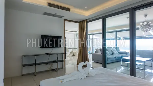 KAT23087: Sea View 2-Bedroom Apartment with Jacuzzi For Rent in Kata, Phuket. Photo #14