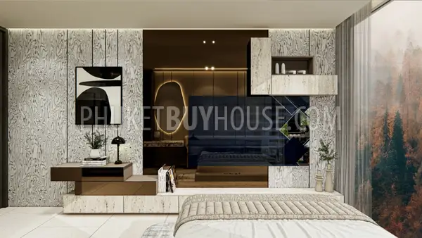 CHE23067: 2-Bedroom Modern Apartment in Cherng Talay, Phuket. Photo #12