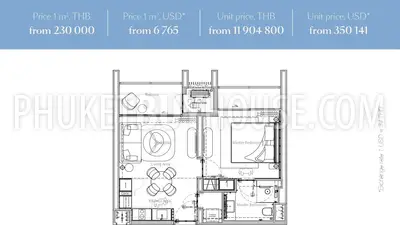 LAY23109: 1-Bedroom Garden View Apartment in Layan, Phuket. Photo #4
