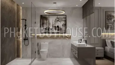 SUR23110: 3-Bedroom Freehold Apartment 300m from Surin Beach. Photo #7
