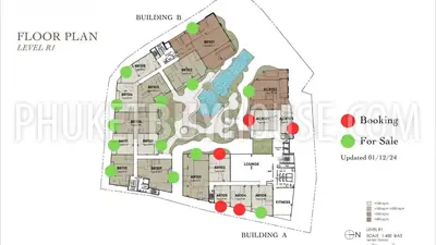 SUR23110: 3-Bedroom Freehold Apartment 300m from Surin Beach. Photo #3