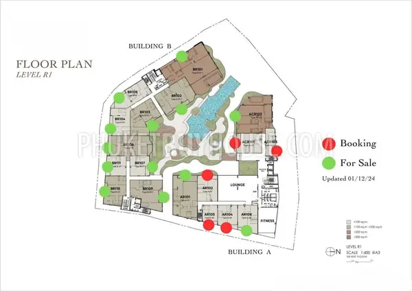 SUR23110: 3-Bedroom Freehold Apartment 300m from Surin Beach. Photo #3