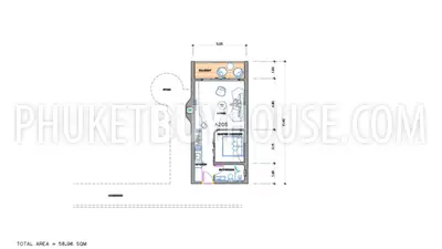 BAN22933: 1-Bedroom Suite with Rooftop Sea Views Near Bang Tao Beach. Photo #2