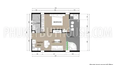 RAW23114: 1-Bedroom Deluxe Sea View Apartment in Rawai, Phuket. Photo #2