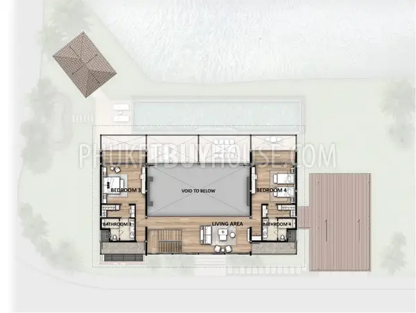 THA23124: 4-Bedroom Lake View Villa with Private Pool in Thalang, Phuket. Photo #3