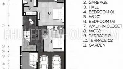 RAW3918: Seaview 3 bedrooms villa in RAWAI. Photo #2