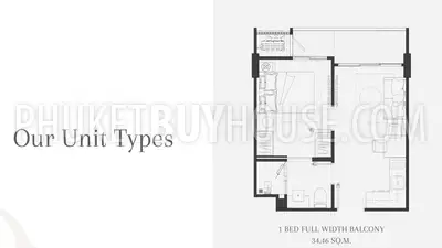 CHE23126: 1-Bedroom Apartment by an Established Developer in Cherng Talay, Phuket. Photo #4