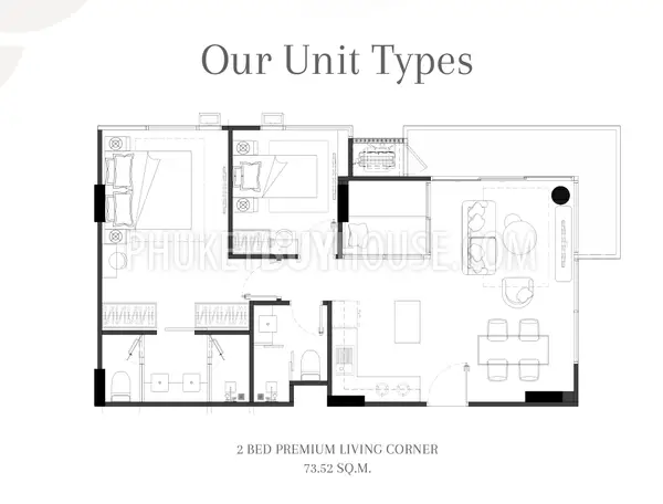 CHE23127: 2-Bedroom Apartment by an Established Developer in Cherng Talay, Phuket. Photo #3