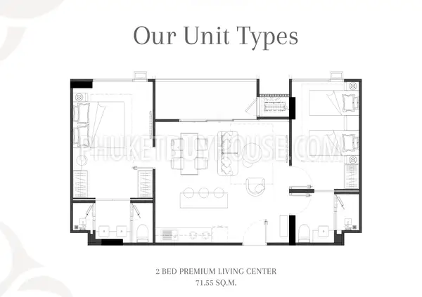 CHE23127: 2-Bedroom Apartment by an Established Developer in Cherng Talay, Phuket. Photo #4