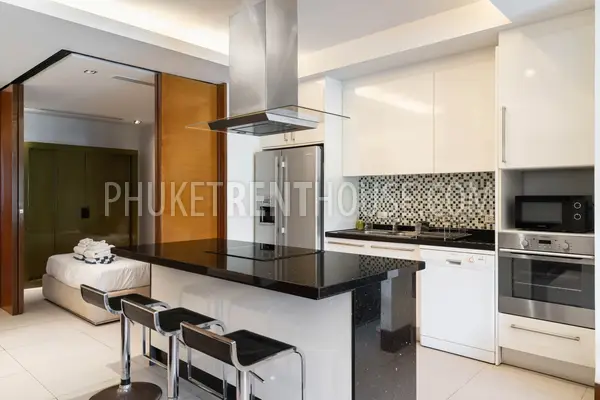 NAT19694: Apartment at gated complex only 50 meters from the Naithon beach, 2BR. Fotoğraf #2