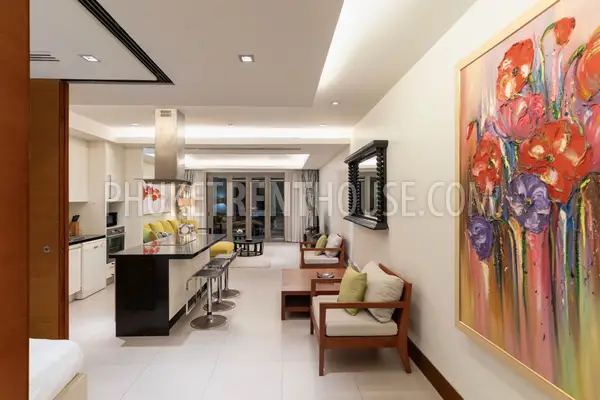 NAT19694: Apartment at gated complex only 50 meters from the Naithon beach, 2BR. Fotoğraf #9