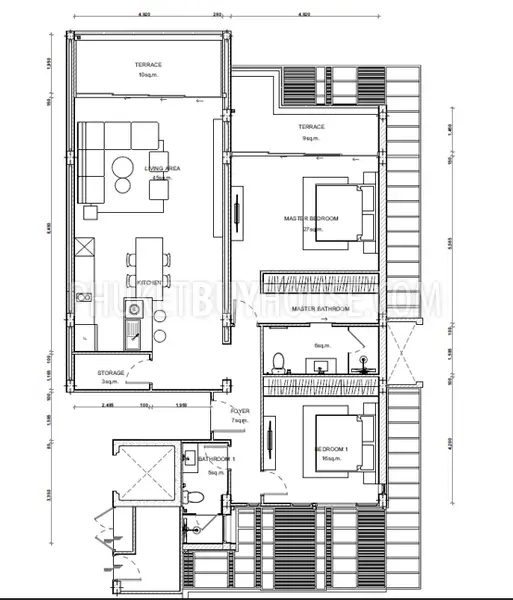 BAN23132: 2-Bedroom Beach-Ready Apartment in Bang Tao, Phuket. Photo #10
