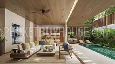 KAM23091: 3-Bedroom Sea View Pool Villa with Rooftop Terrace in Kamala, Phuket. Photo #4