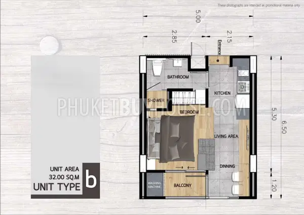 NAI23092: Studio Apartment Near Nai Harn Beach, Phuket. Photo #2