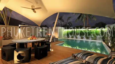 RAW23102: 4-bedroom villa for rent on a quiet hill in Rawai, Phuket. 照片 #22