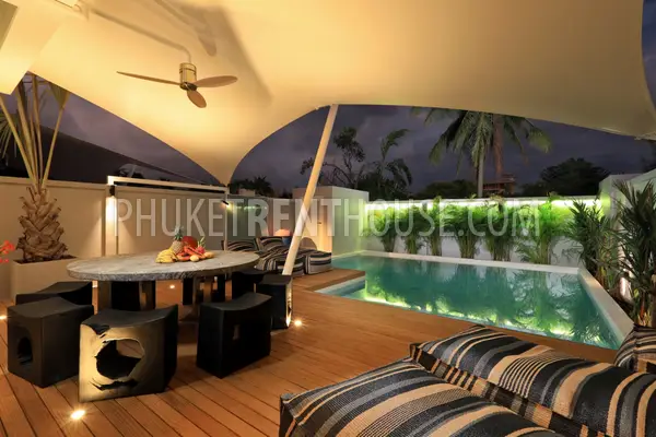 RAW23102: 4-bedroom villa for rent on a quiet hill in Rawai, Phuket. Photo #22