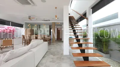 RAW23102: 4-bedroom villa for rent on a quiet hill in Rawai, Phuket. 照片 #2