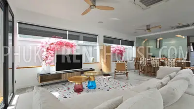 RAW23102: 4-bedroom villa for rent on a quiet hill in Rawai, Phuket. 照片 #4