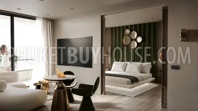LAY23105: 1-Bedroom Sea View Apartment in Layan, Phuket. Photo #5