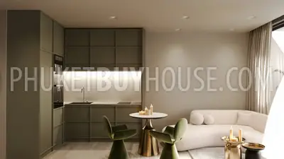 LAY23105: 1-Bedroom Sea View Apartment in Layan, Phuket. Photo #4