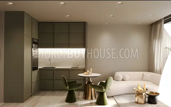 LAY23105: 1-Bedroom Sea View Apartment in Layan, Phuket. Photo #4