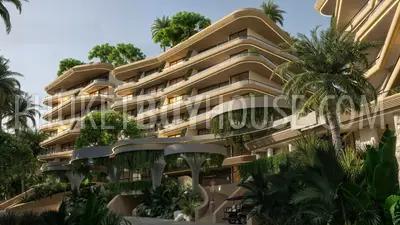 LAY23105: 1-Bedroom Sea View Apartment in Layan, Phuket. Photo #9
