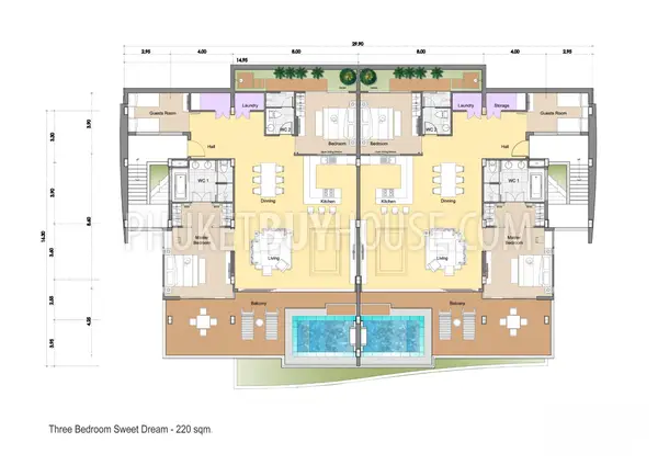 KAT4198: An exclusive Luxury 3 bedroom penthouse with sea view. Photo #2