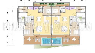KAT4197: An exclusive luxury 3 bedroom unit with sea view in Phuket. Photo #2