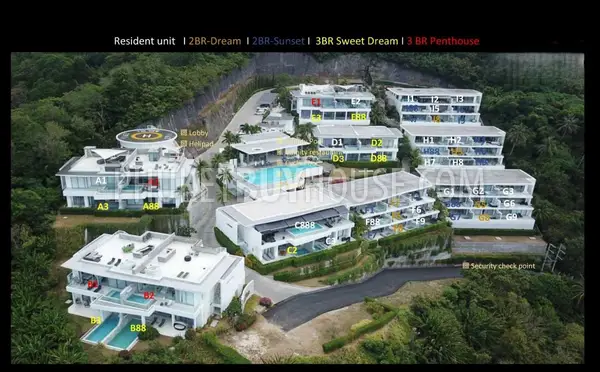 KAT23158: 2-Bedroom Sea View Freehold Residence in Kata For ReSale. Photo #3