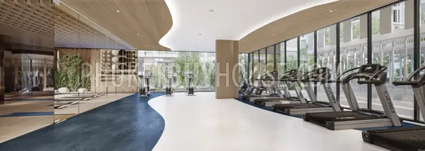 TAL22635: New Stylish 2 Bedroom Apartment in a Modern Condominium in Talang for Sale. Fotoğraf #27