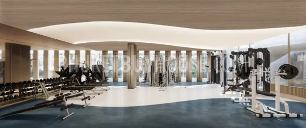 TAL22635: New Stylish 2 Bedroom Apartment in a Modern Condominium in Talang for Sale. Fotoğraf #28