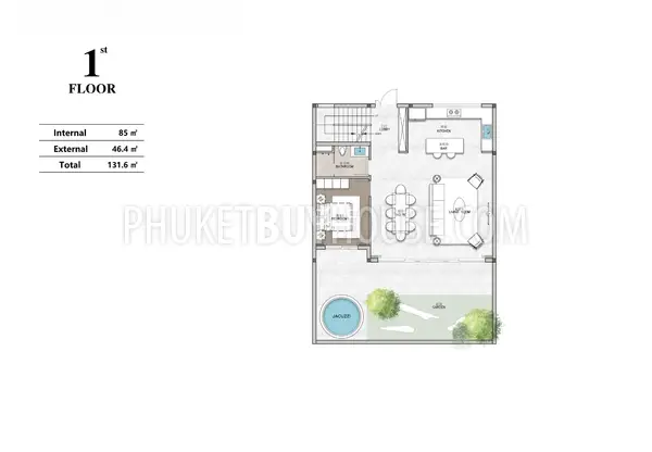 LAY23169: 4-Bedroom Freehold Townhouse in Layan, Phuket. Photo #3